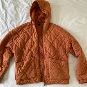 Target wild fable | hooded quilted jacket